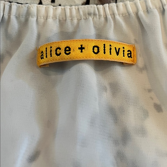 Alice + Olivia silk animal print slip dress | size Small - Picture 4 of 4